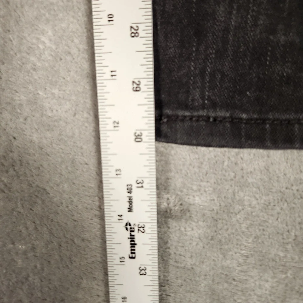 Levi's 514 Straight Fit Jeans Mens‎ 38x30 Black Excellent Faded Denim 00514-0211